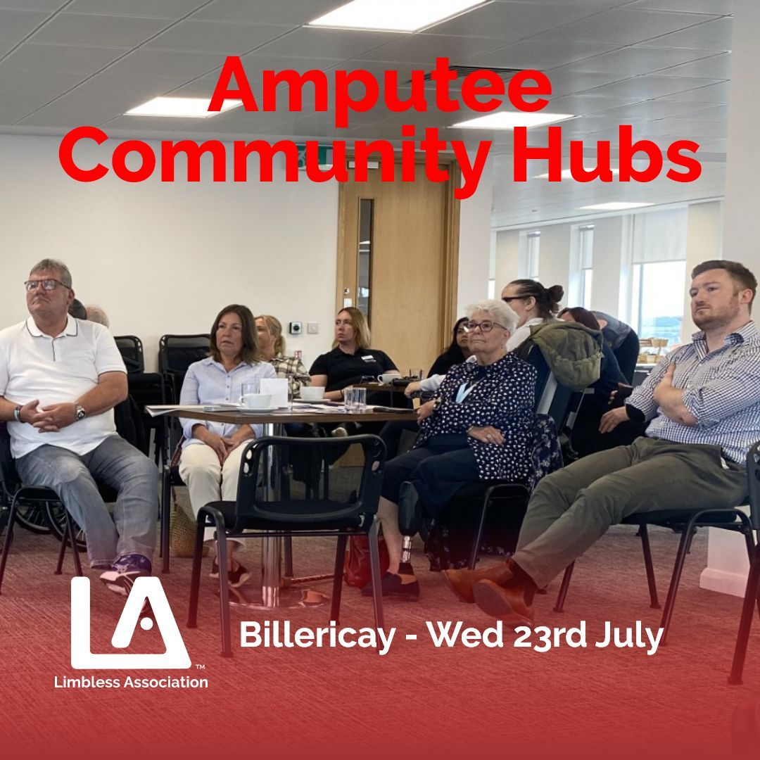 Just the one event happening this week, but it's sure to be a good one 😊 

Join us at Billericay FC on Wed 23rd July for our regular Amputee Community Hub. No need to register, just turn up for a catch up 🗣️

Find all the information you need here limbless-association.org/events-calenda…
