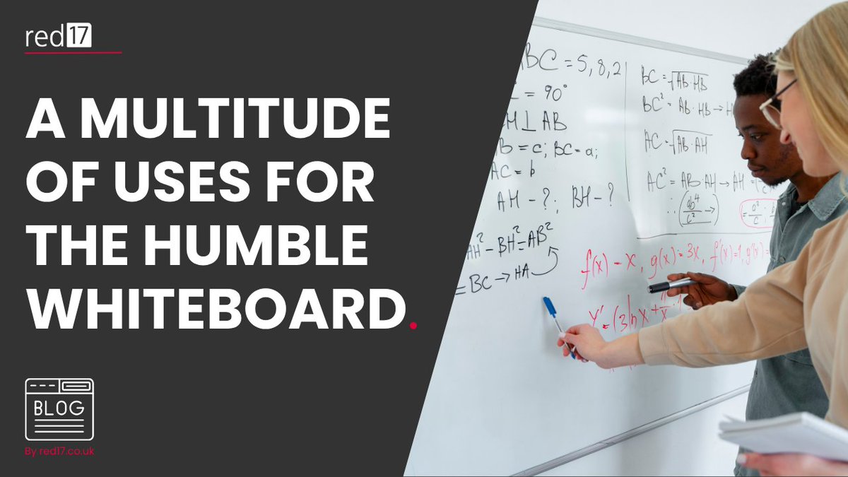 Red17_'s tweet photo. A Multitude of Uses for the Humble Whiteboard
#red17 - sign | print | display
#whiteboards
Take a look at the many uses of the humble whiteboard, including the different types of people and industries that use them. Read more... https://t.co/XcjsRWURAM https://t.co/6nvwZHj7yS