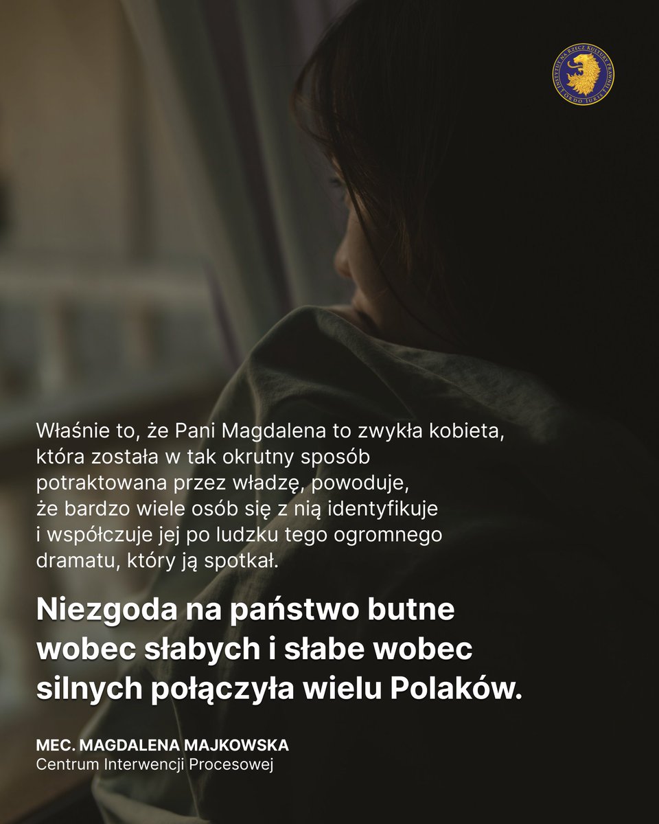 OrdoIuris's tweet image. Instytut Ordo Iuris wspiera prawnie mamę, która straciła 4-miesięcznego synka ❌
Polecamy wywiad z mec. @MagdaMajkowska opublikowany przez @Tysol:
tysol.pl/a143945-obronc…
Cała historia na stronie: ordoiuris.pl/informacje-pra…