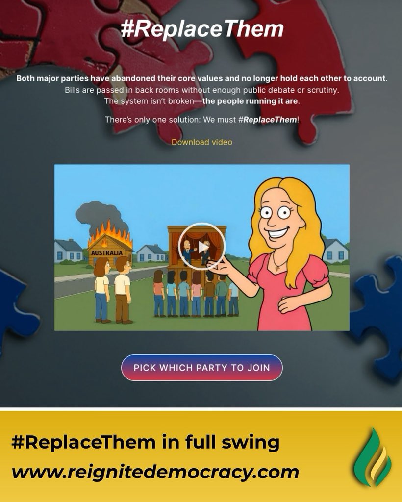 reignitedem's tweet image. The liberal party is falling apart. NOW is the perfect time to REPLACE THEM with people who will stand up for their core values of freedom!
It’s so easy and requires hardly any energy (compared to all the other campaigns we’ve done).
Read simple instructions on website.