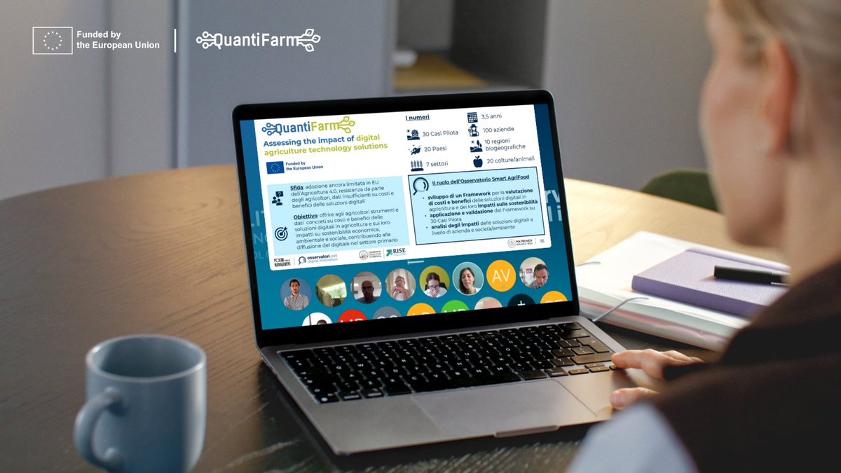 QuantiFarm (@quantifarm) on Twitter photo 📍 Recently, <a href="/polimi/">Politecnico di Milano</a> hosted an online workshop, introducing the Framework for Cost-Benefit Analysis of digital solutions in agriculture & livestock—developed by the <a href="/polimi/">Politecnico di Milano</a> team as part of QuantiFarm—bringing together tech providers and agri companies! 🎯
#SmartFarming #HorizonEU 📍 Recently, <a href="/polimi/">Politecnico di Milano</a> hosted an online workshop, introducing the Framework for Cost-Benefit Analysis of digital solutions in agriculture & livestock—developed by the <a href="/polimi/">Politecnico di Milano</a> team as part of QuantiFarm—bringing together tech providers and agri companies! 🎯
#SmartFarming #HorizonEU