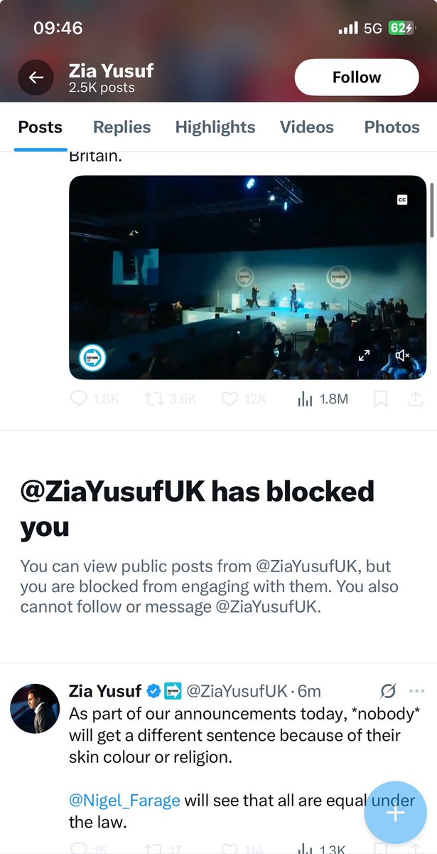 DOTR94's tweet image. Solid start to the day. โ๏ธ Was it something I said @ZiaYusufUK? ๐