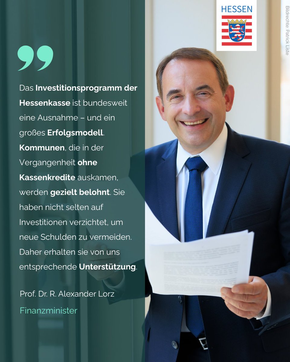 Was haben ein Kindergartenneubau in Freigericht, ein neues Feuerwehrfahrzeug für Wölfersheim und eine Straßenbaumaßnahme in Gladenbach gemeinsam? Sie zählen zu den neuesten förderfähigen Projekten im #Investitionsprogramm der #Hessenkasse. Mehr dazu: hessenlink.de/pm2025-85