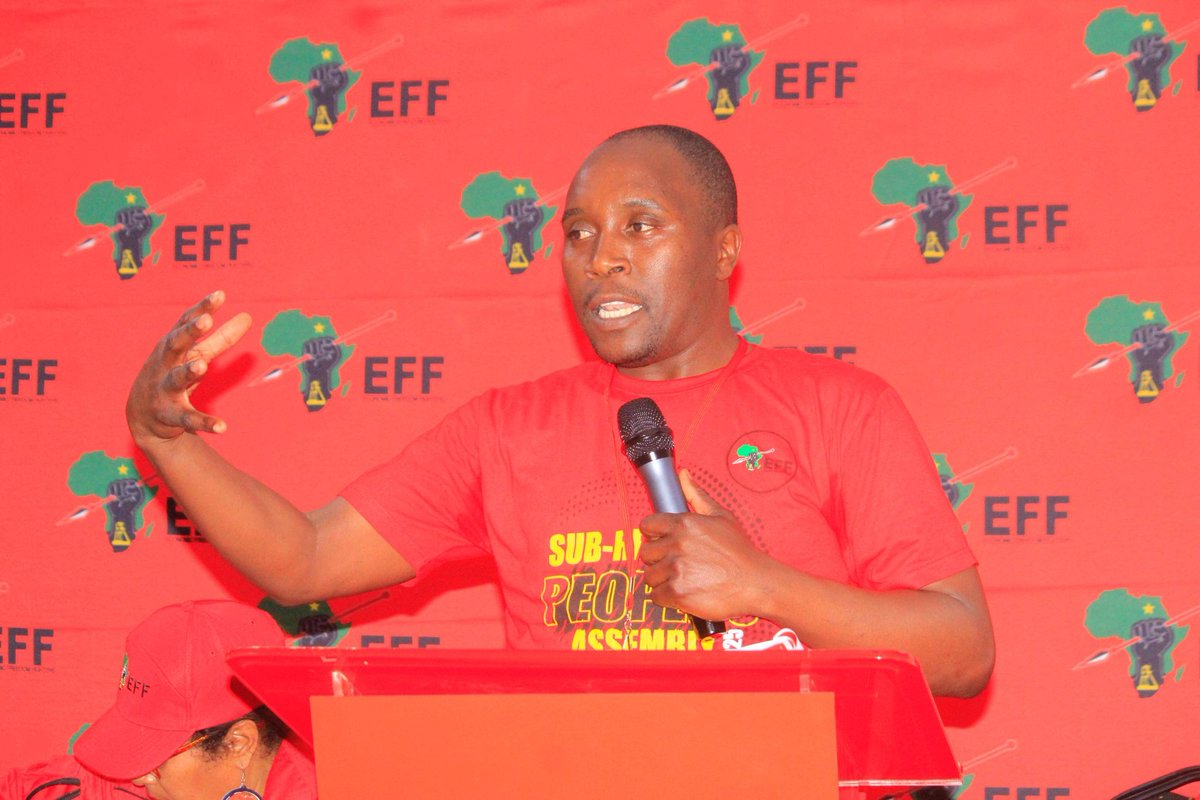 EFFGautengProv's tweet image. 🚨ICYMI🚨
EFF Tshwane SubRegion 1 SRPA elected Chairperson Mape Modiba, Secretary Dineo Mmotsa, Treasurer Ralph Modumo, and a clloective of 15 Additional Members as the SRCT.
Now the immediate task of the revolution is the Picket Lines, Voter Registration and Political…