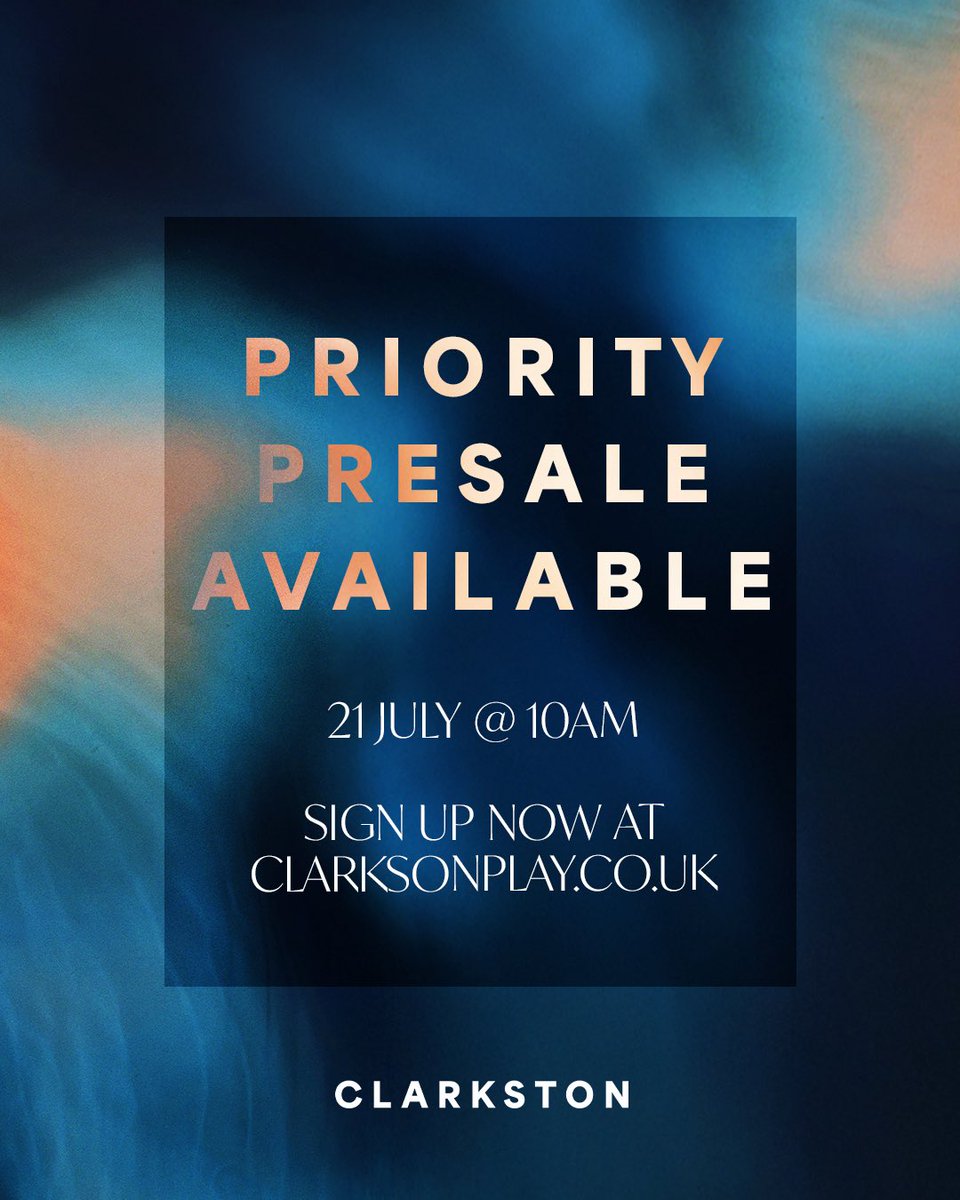 CLARKSTON comes to the Trafalgar Theatre in London for a strictly limited 9 week run beginning 17 September. Sign up now for priority access to tickets ahead of general release tomorrow. clarkstonplay.co.uk