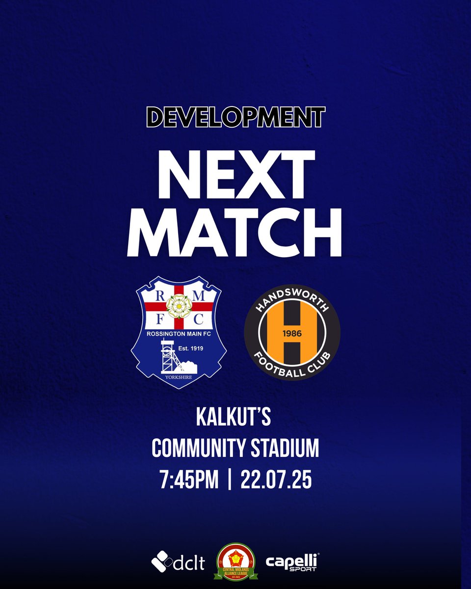 Our Non-League step 7 development side who pile their trade in the <a href="/CentralMidsAll/">⚽️ Central Midlands Alliance ⚽️</a> Premier North return home for the first time in pre-season as they host Handsworth Under-21s at the Kalkut’s Community Stadium.

#UpTheRosso