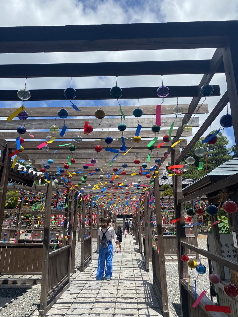 aokonkachu's tweet image. 今日の御朱印🎐 𓈒𓏸
寺院参りは3週間ぶり~✨
可愛い御朱印帳ですねって言っていただけました、嬉しい🤭🎶
近くのアイス屋さんおいしかった!🍨