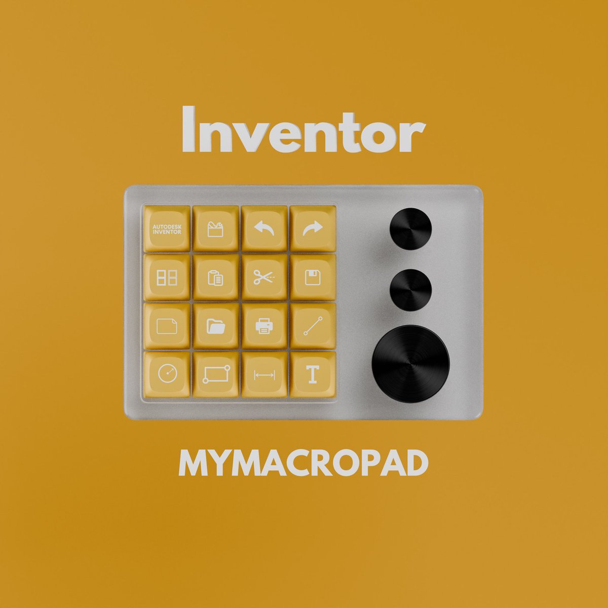 macropadio's tweet image. Inventor Mymacropad by macropad.io. Available soon on kickstarter. Macropads with shortcut icons for over 100 software application available. Reserve yours now at . #macropad #mymacropad #inventor