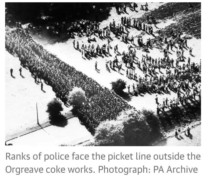 Never forget the <a href="/BBC/">BBC</a> reversed their footage taken at Orgreave, to make it look like the miners in shorts and t. shirts had attacked the police.
It was the other way around. 
They admitted it much later but never apologised.

Let's hope the Orgreave  enquiry looks into that too.