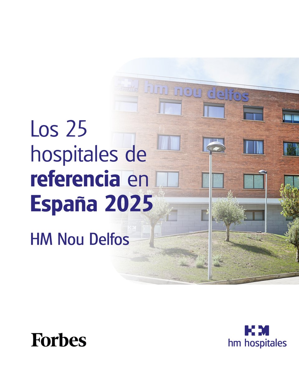 🏥✨ ¡Estamos entre los 25 hospitales de referencia en España según <a href="/Forbes_es/">Forbes_es</a>!

Nos llena de orgullo compartir que los Hospitales Universitarios HM Sanchinarro, HM Montepríncipe y HM Nou Delfos han sido destacados en el ranking “Los 25 mejores hospitales de España 2025” de
