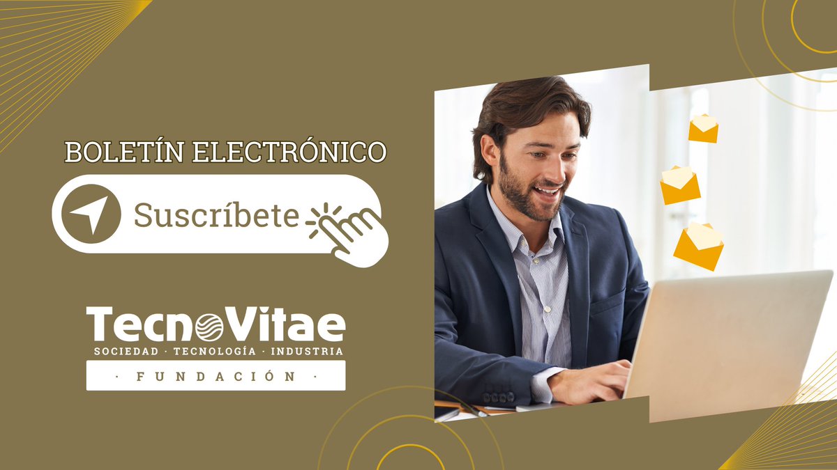 Si no quieres perderte nada de lo que ocurra en TecnoVitae, suscríbete a nuestro boletín electrónico 📧y te mantendremos al tanto de todas nuestras iniciativas y proyectos, así como de las convocatorias y programas que pondremos en marcha: 👉 fundaciontecnovitae.org/actualidad/man…