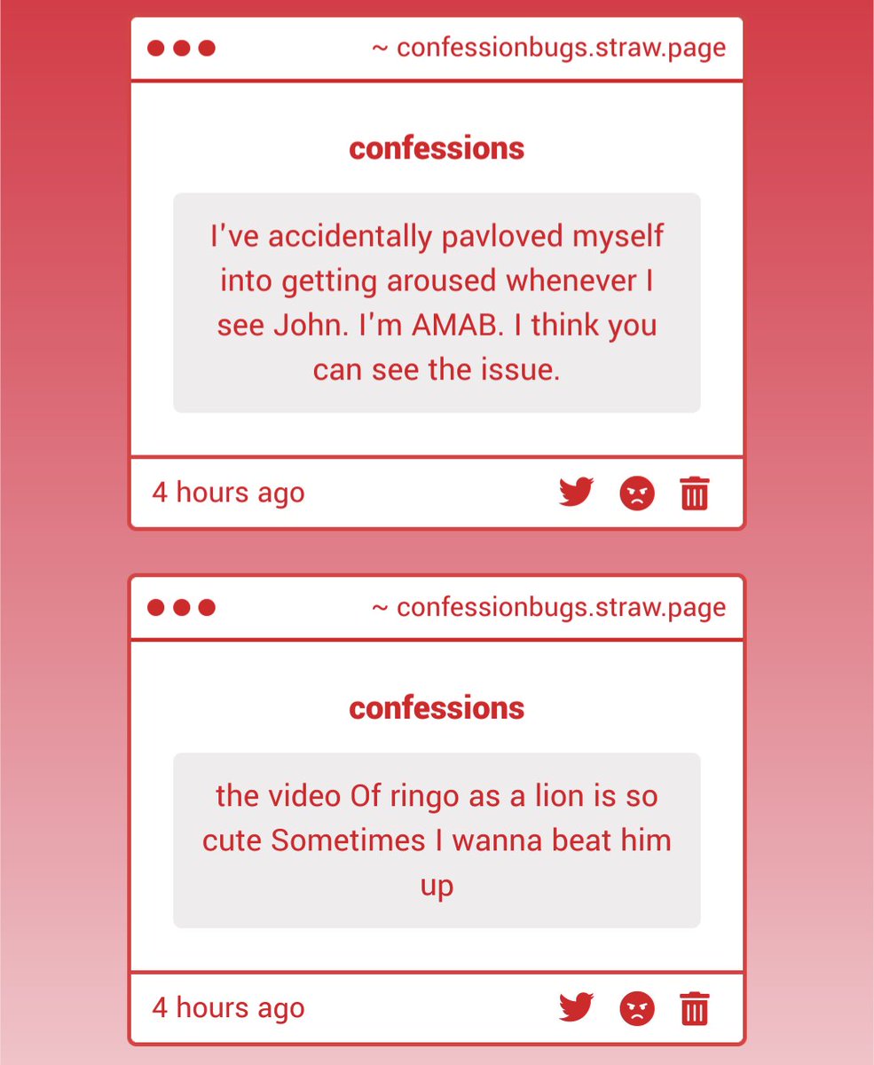 confessionbugs's tweet image. There&apos;s so many confessions 💔