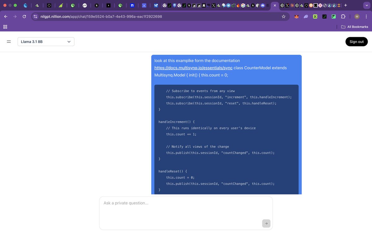dev_mubah's tweet image. Over the weekend, I vibecoded a chess app with nilGPT. This Al-powered tool helped me create a fully functional chess game in no time.
@buildonnillion @nillionnetwork @zayn4pf