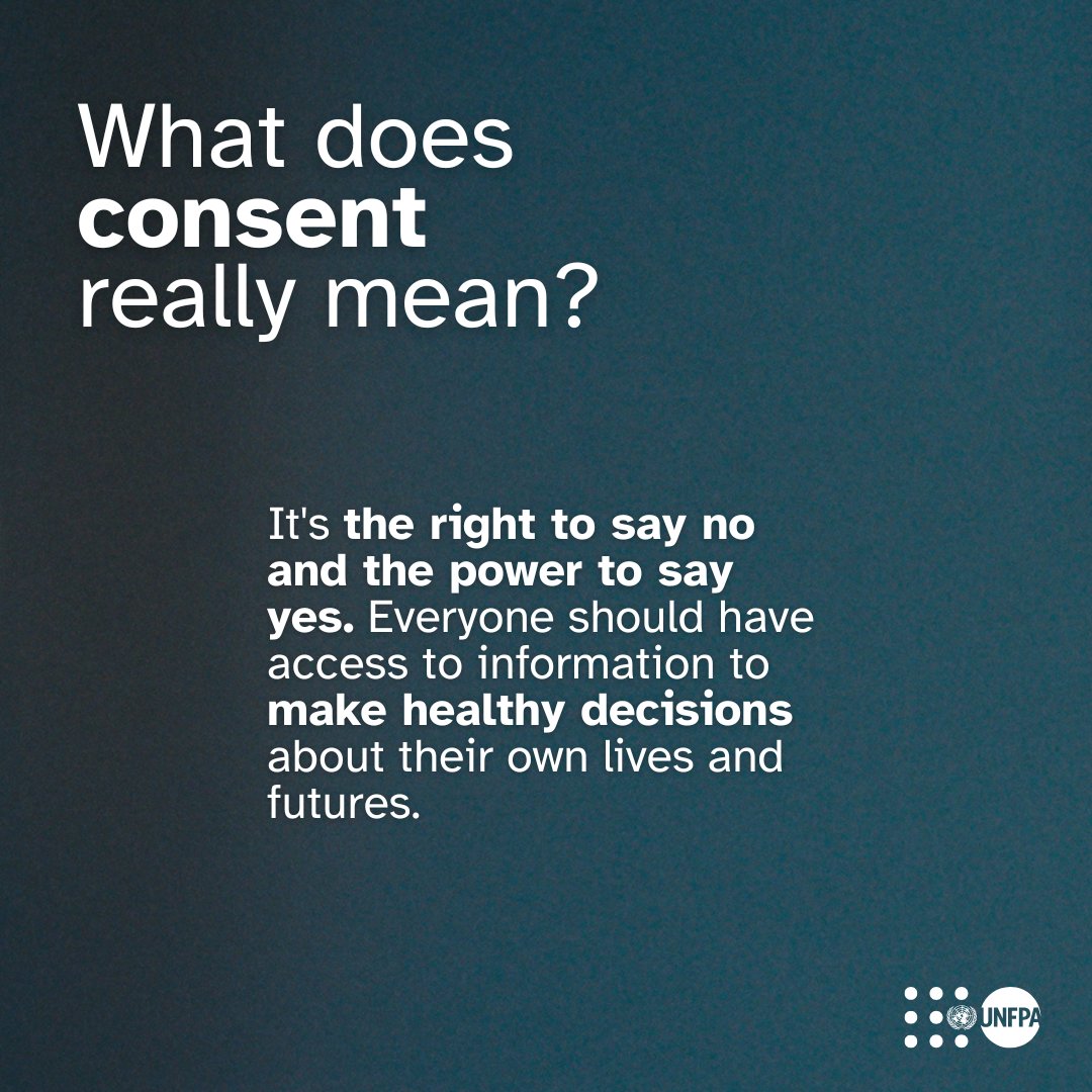 UNFPA's tweet image. Everyone should have the freedom to decide about their bodies, lives and futures without coercion.
Join @UNFPA—the @UN sexual and reproductive health agency—to call for a future built on freedom of choice: unf.pa/choices