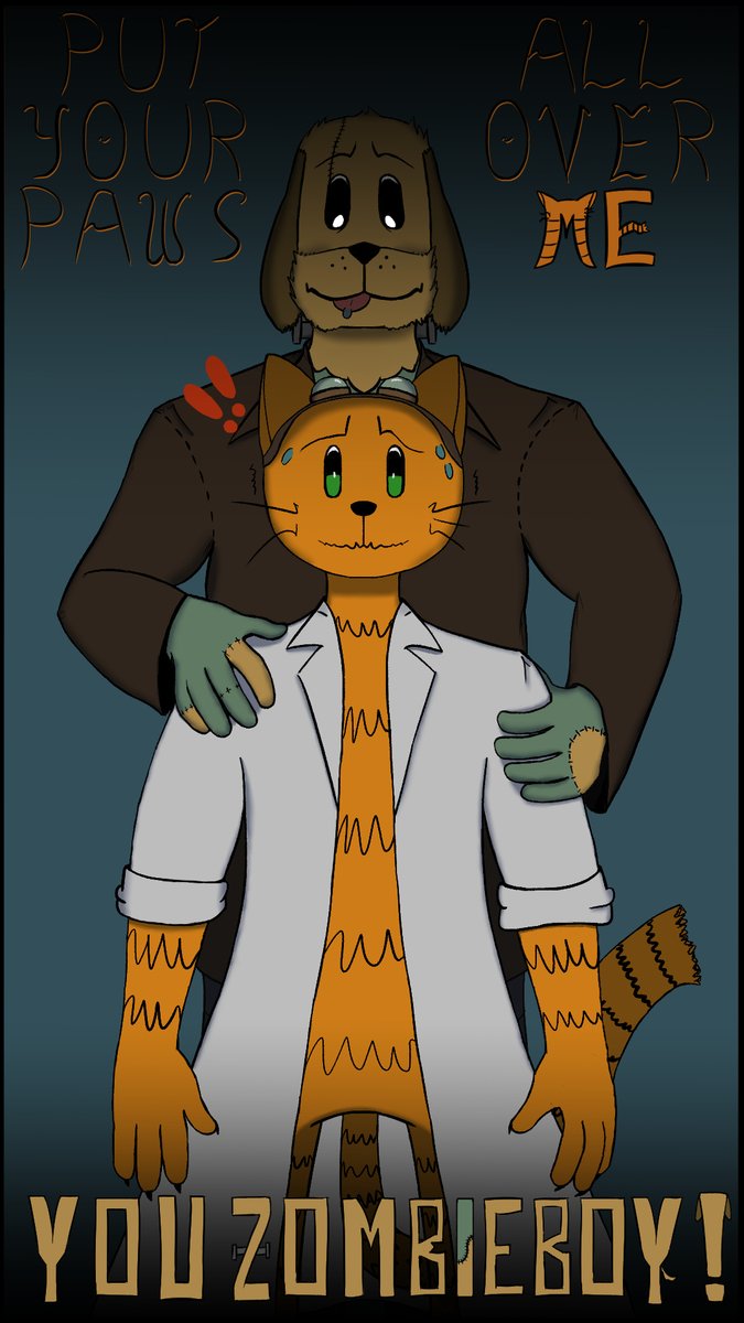 We're about to be up all night, wakin' up a zombie... 

FranKATStein AU by <a href="/Mayte_Coloma/">May ಠ_ಠ🐻</a> 
I needed to get it out of my head, now back to the drawing board.. 
(Please don't flame me I haven't held the pen in forever 🥀)