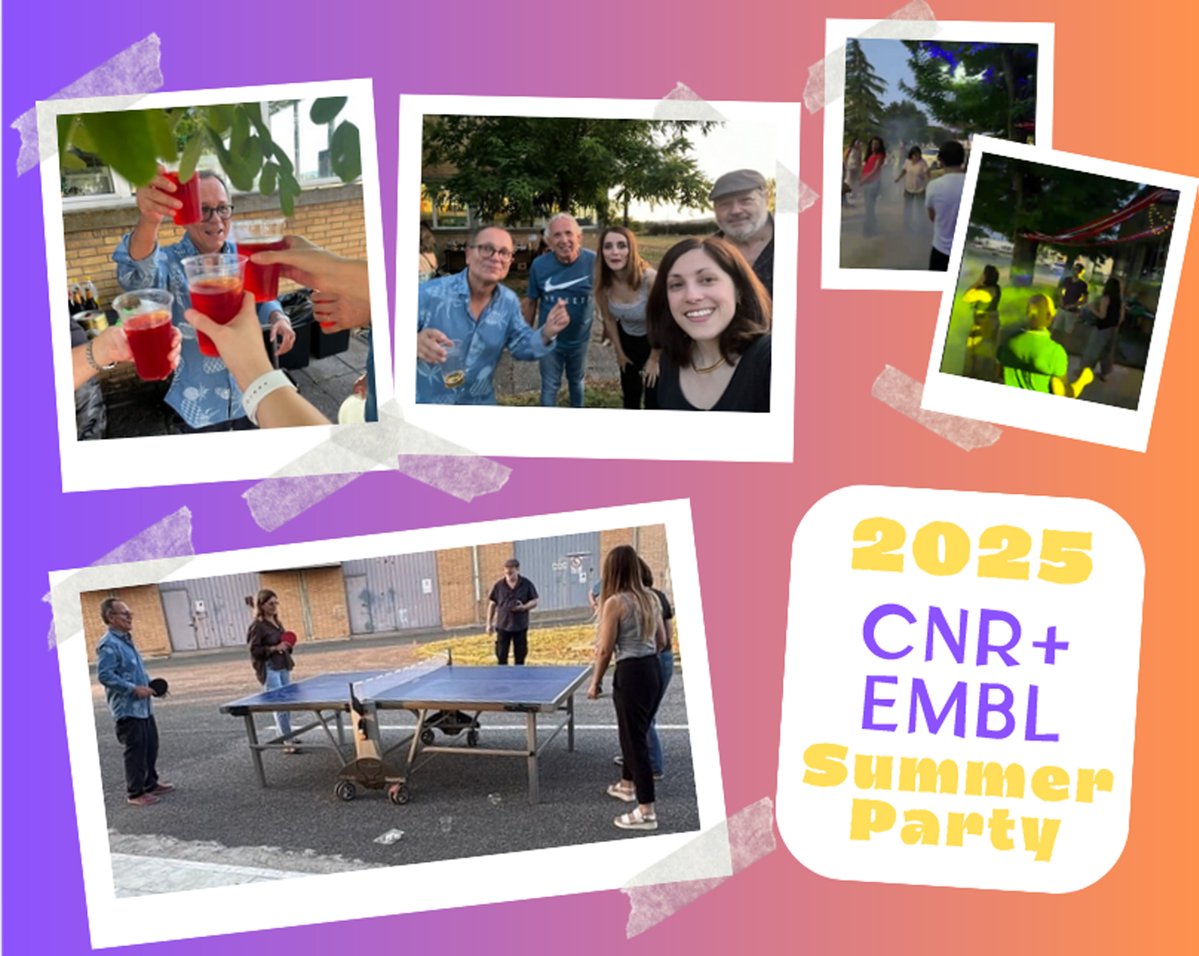 Cnr_Ibbc's tweet image. 🎉  Huge thanks to everyone who joined the 2025 #CNR @EMBLRome #Summer Party!  🥳
A day full of dancing, team games, ping pong battles and lots of laughs — science meets summer fun! 🧪☀️
@CNRsocial_
#ScienceAndFun #TeamSpirit