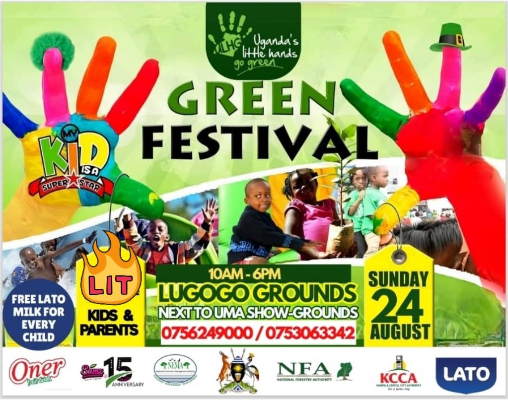 ssemwogererewyc's tweet image. We dream of a world where children with disabilities are included, loved, empowered, seen and accepted, @LilHandsGoGreen invites all the disabled children to attend the #GreenFestival25. #GoGreenUg  #ClimatreffPunkt @JosephMasembe1 @rhosking252 @NBPTROCKS @violin4all @rosette256