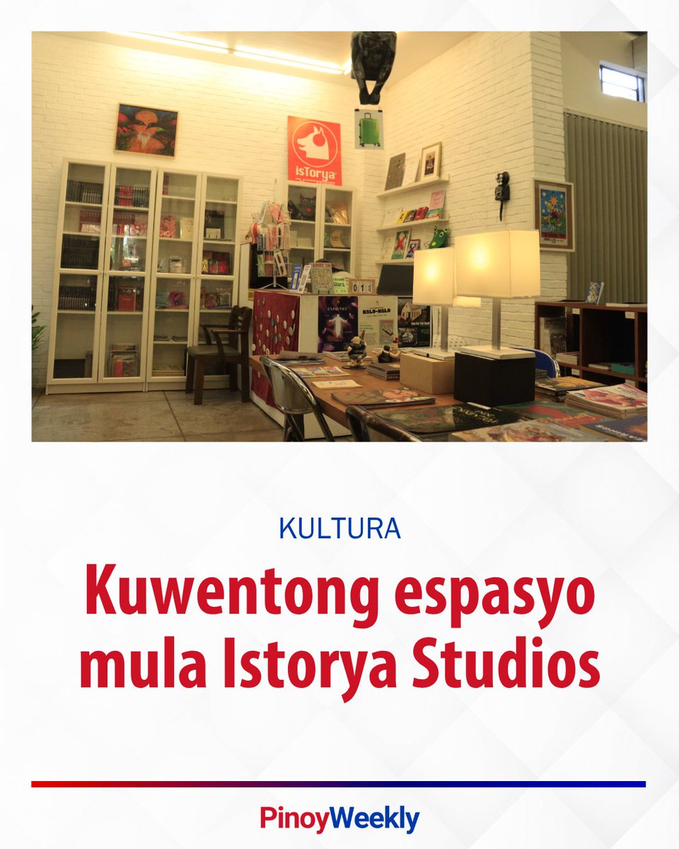 Mula sa kolektibong bisyon ng mag-asawang artista mula sa Bulacan, nabuo ang publishing house at bookshop na Istorya Studios.

BASAHIN: tinyurl.com/y6rjx3ez 📖