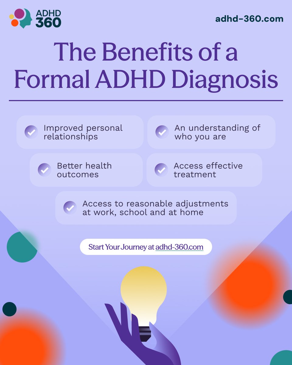 There is more to ADHD than the label.

ADHD can bring challenges, stigma, and stress. But, with the right support, you can thrive and live to your full potential.

A formal ADHD diagnosis can provide:
⭐ Access to reasonable adjustments at work, school and at home 
⭐ Improved