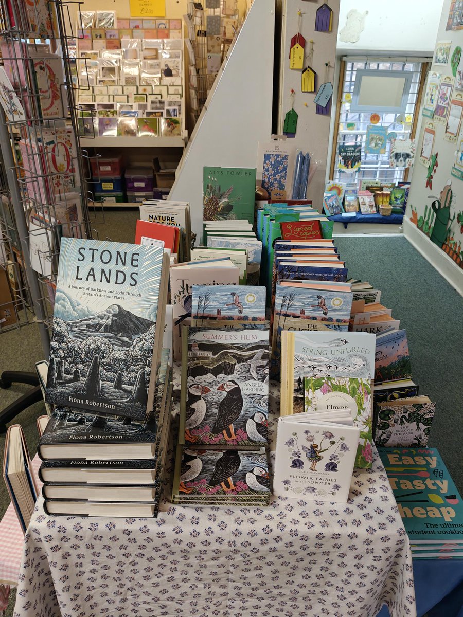 Furtherfrom's tweet image. It's Monday again! Before the thunderstorms come later, why not pop into the bookshop and get yourself a nice book to read? We've got fantastic titles for all ages, there's truly something for everyone! We'll be here until 5pm, come rain or shine, so come on down!