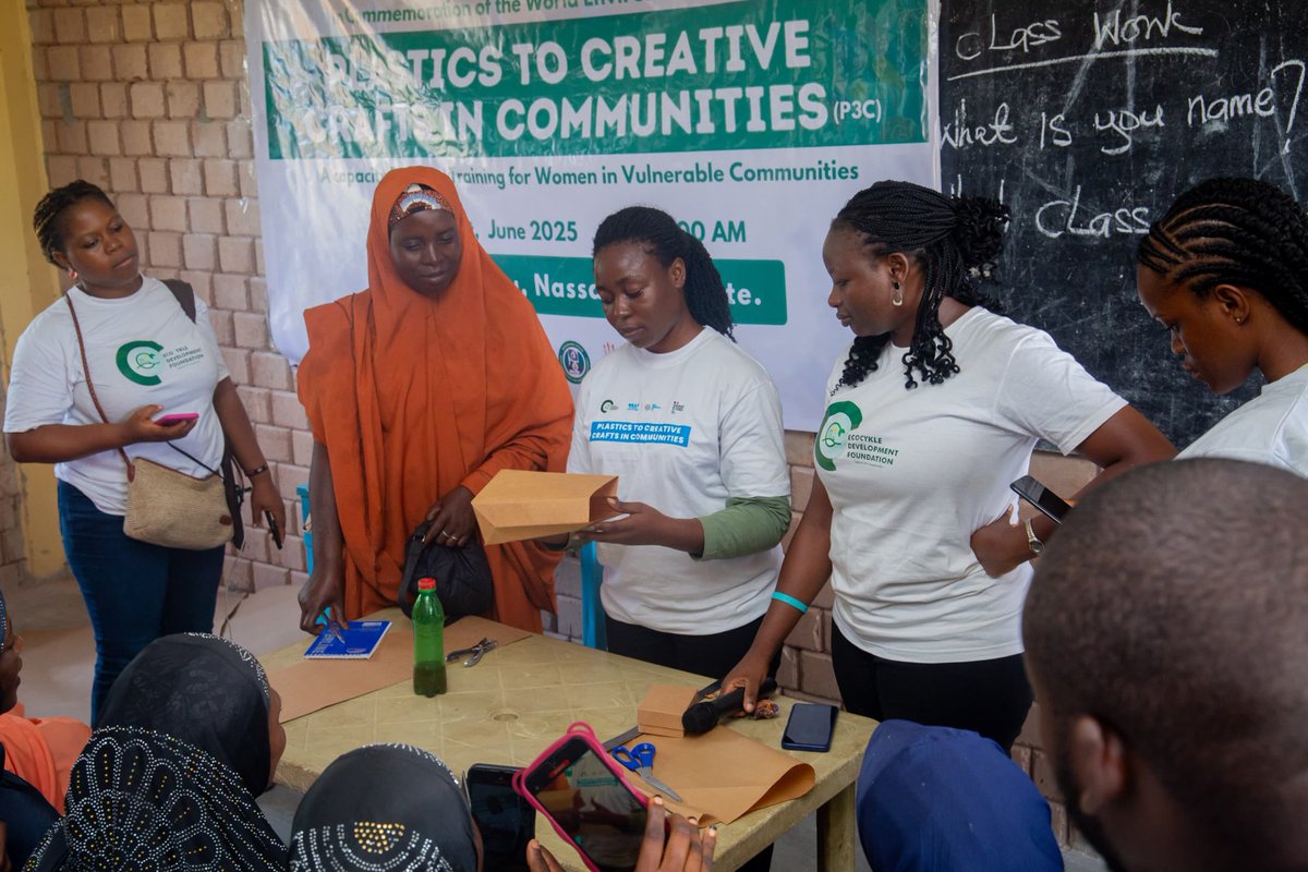 ecocykle's tweet image. Data-driven change. People-centered impact.
At @Ecocykle, empowering women & youth isn’t just strategy — it’s our identity.
From #Waste2Creative trainings to eco card games in schools, we co-create solutions with those most affected & most capable.
#EcocykleImpact
#YouthLead