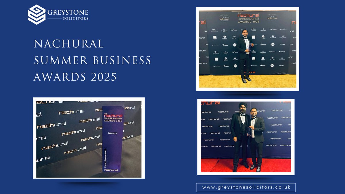 We're proud to share that our Director, Bilal Farooq, was Highly Commended in the Entrepreneur of the Year category at the Nachural Summer Business Awards 2025! 

A true reflection of his leadership and our team's dedication.

#NachuralAwards2025 #LawFirmSuccess