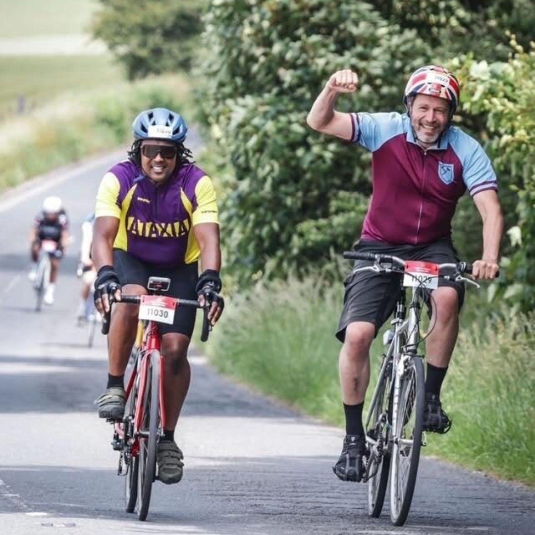 Ataxia UK (@ataxiauk) on Twitter photo Thank you, Rob Dowie, for completing the London to Brighton Cycle, and raising an incredible £1137 Inc. (GA) !
Want to take on your own challenge for Ataxia UK?
Get in touch: fundraising@ataxia.org.uk Thank you, Rob Dowie, for completing the London to Brighton Cycle, and raising an incredible £1137 Inc. (GA) !
Want to take on your own challenge for Ataxia UK?
Get in touch: fundraising@ataxia.org.uk