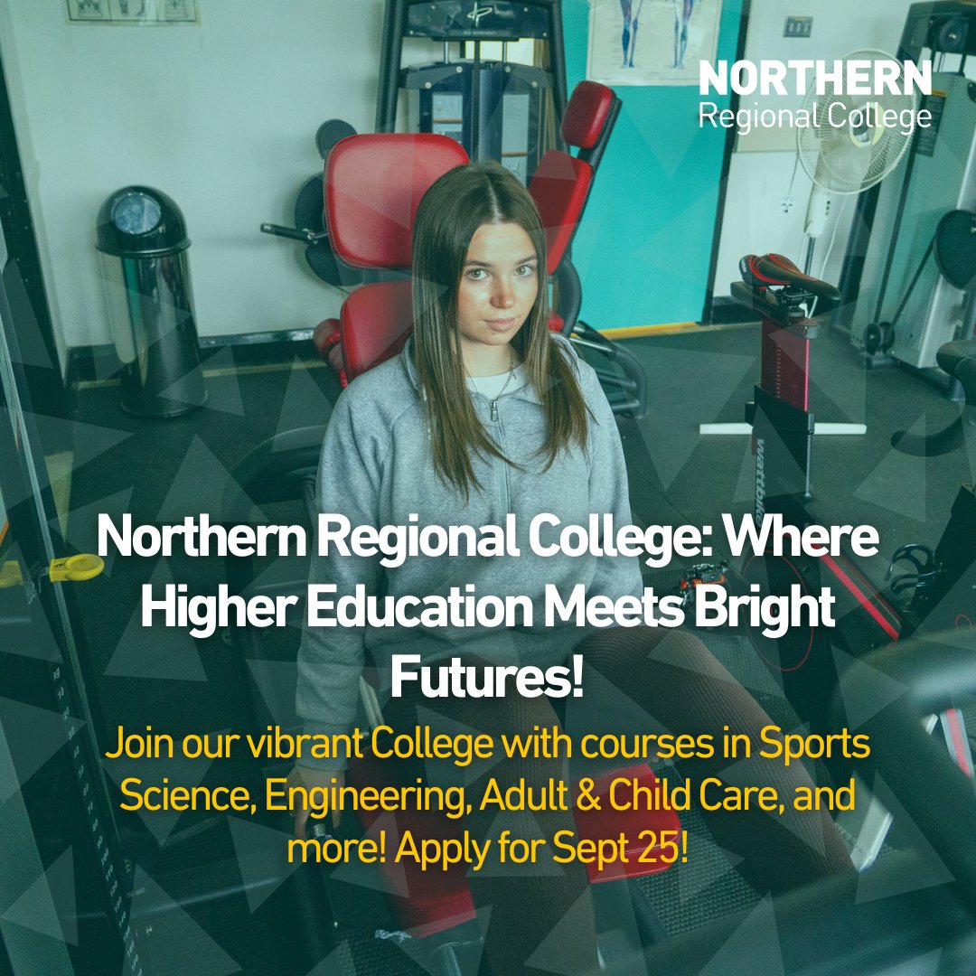 Dream Big, Stay Local! 

With courses in Business, Hospitality &amp; Tourism, Animal Management, and Graphic Design, Northern Regional College is your launchpad to success. Start this September—close to home, affordable, and flexible!  

loom.ly/Ob4-kQs