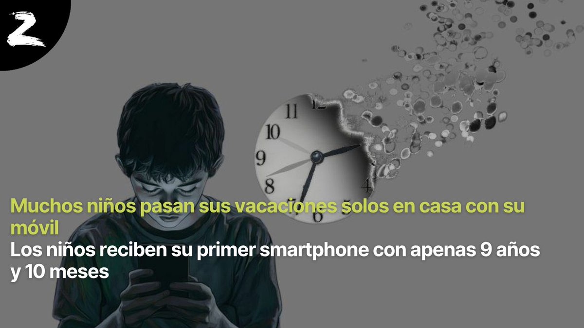 Los niños reciben su primer móvil a los 9 años y 10 meses... y las llaves de casa poco después.
🏠 En verano, muchos se quedan solos en casa, conectados pero sin compañía.
🆘 La ONG <a href="/Educo_ONG/">Educo</a> alerta: la soledad digital infantil crece

👉 Lee más: soziable.es/impacto-social…