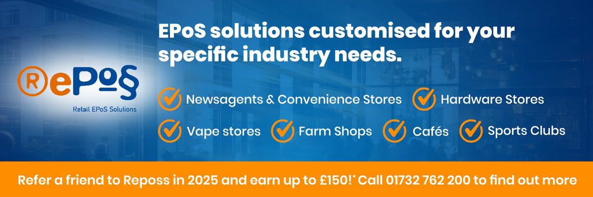 Refer a friend to Reposs in 2025 and earn up to £150!* #referral #epos
