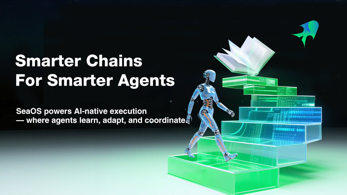 seaos_labs's tweet image. 📊 By 2025, over 50% of on-chain transactions will be AI-driven.
Daily autonomous arbitrage alone exceeds $60M
But most chains can't natively handle:
Strategy switching
Model routing
Permission control
SeaOS can.
⚙️ SeaOS modular stack:
Agent VM: runtime for stateful,…