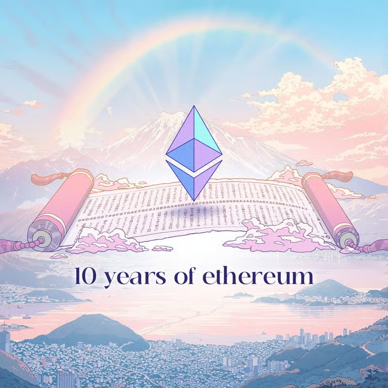 JoshwaaaDixon's tweet image. GM 🌅10 years of Ethereum and no downtime.
The rollup roadmap was not a mistake, it has compounded ethereums network effects. This will continue.
The L1 is scaling.
Ethereums time is now and the ticker is $ETH