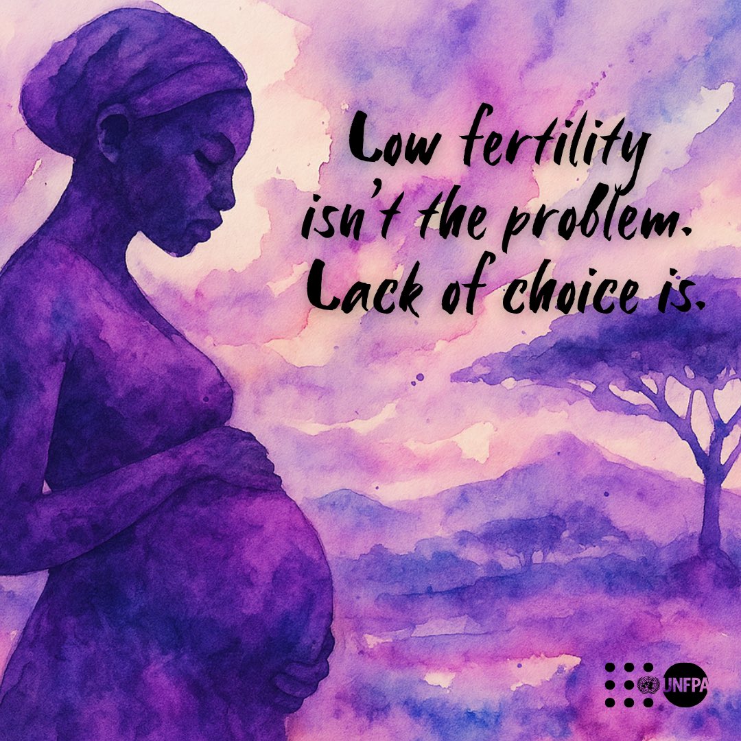 UNFPA_ASRO's tweet image. Low fertility isn’t the problem. Lack of choice is.
We need policies that support people — not push them.
✅ Childcare
✅ Parental leave
✅ Job security
✅ Reproductive health access
Read the full report: unf.pa/44z1Y0A
#ChoiceNotChance