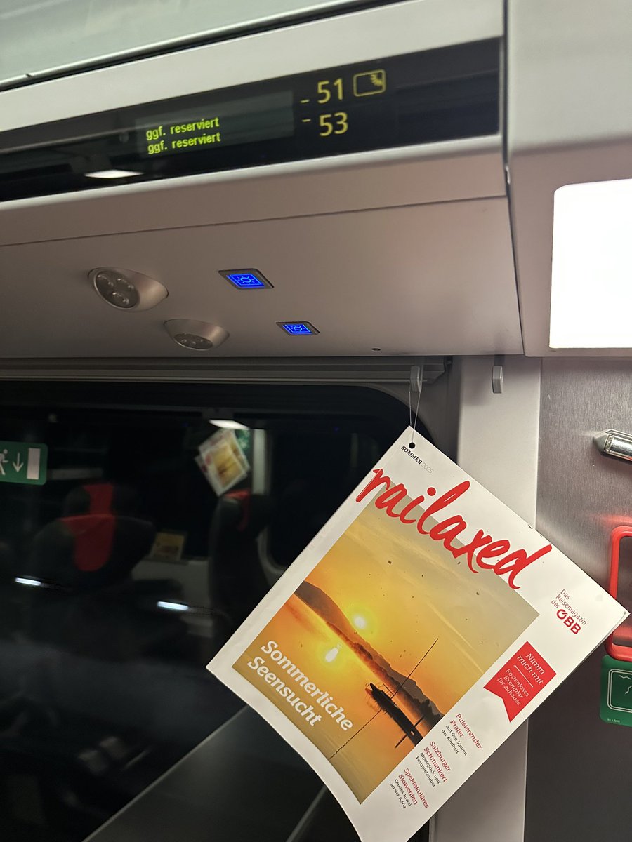 thenewarea51's tweet image. I’m on my way back westbound from Austria. It’s trains, planes, and automobiles. Of course I sat in seat 51 on the ÖBB train to the Vienna airport and brought the flight crew a ton of chocolates and treats. Servus everybody! 🇦🇹