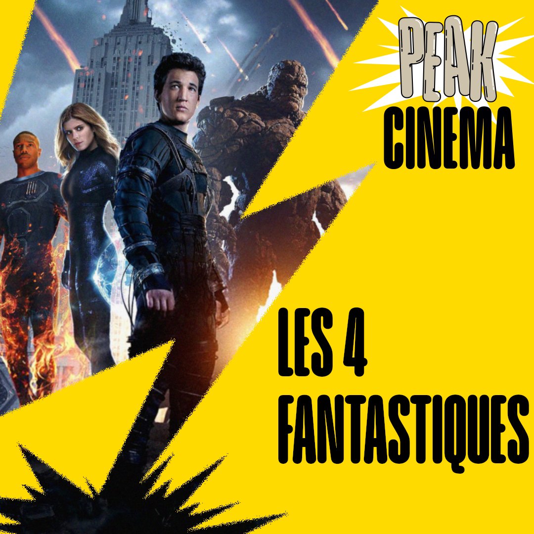 🍿NOUVEAU PODCAST 🍿A l’occasion de la sortie de la nouvelle arnaque de Disney Marvel Les 4 Fantastiques : Premiers pas, retour sur le reboot de 2015 de la FOX qui est aussi terrifiant à l’écran qu’à la production 😐 
👉linktr.ee/peakcinema📱🎧