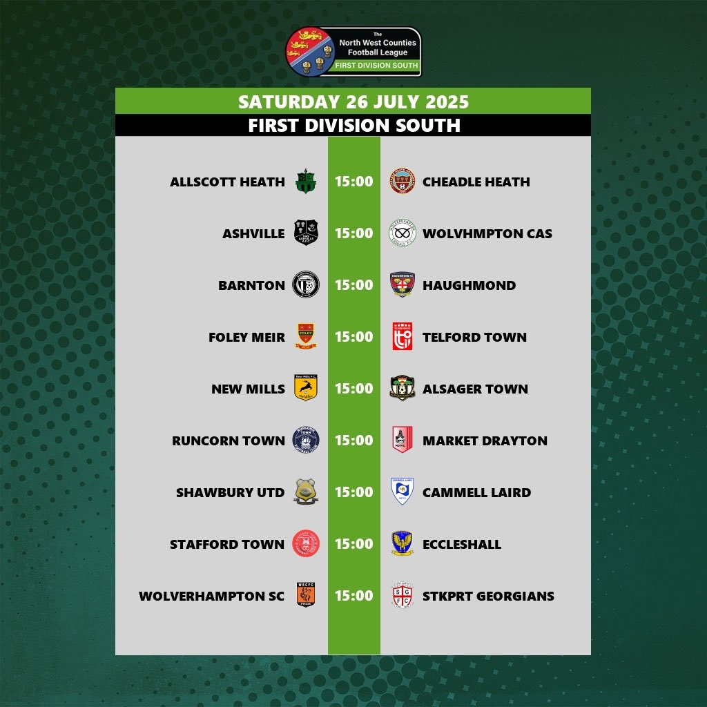 richscottmedia's tweet image. It might be the final week in July, but competitive football returns this weekend.
The @nwcfl is back for the 2025/26 season.