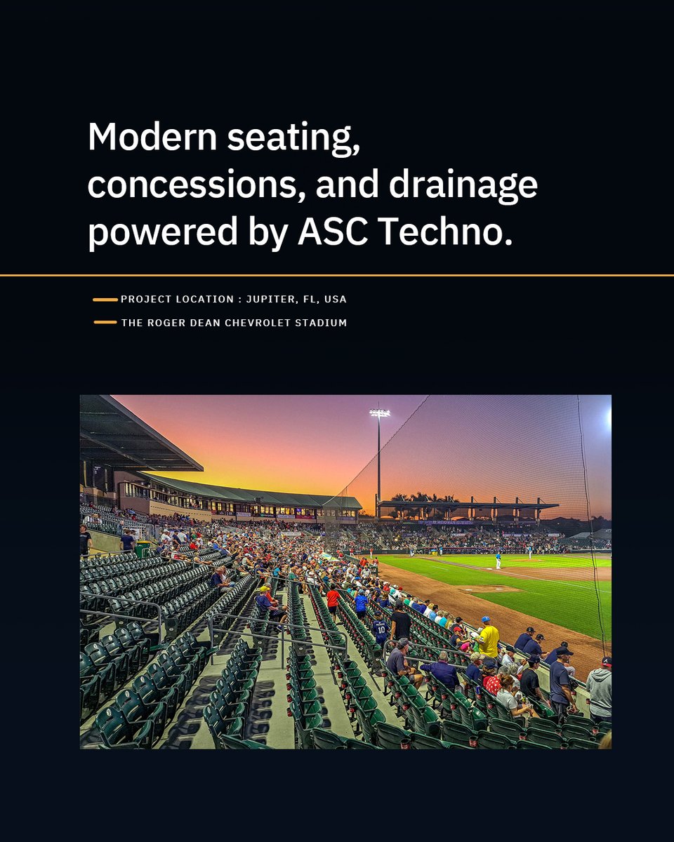 AscLimited's tweet image. #ASCtechno #StadiumUpgrade #SmartStadium #RogerDeanChevroletStadium #FanExperienceReimagined #TechInSports #GameDayInnovation #ASCsolutions