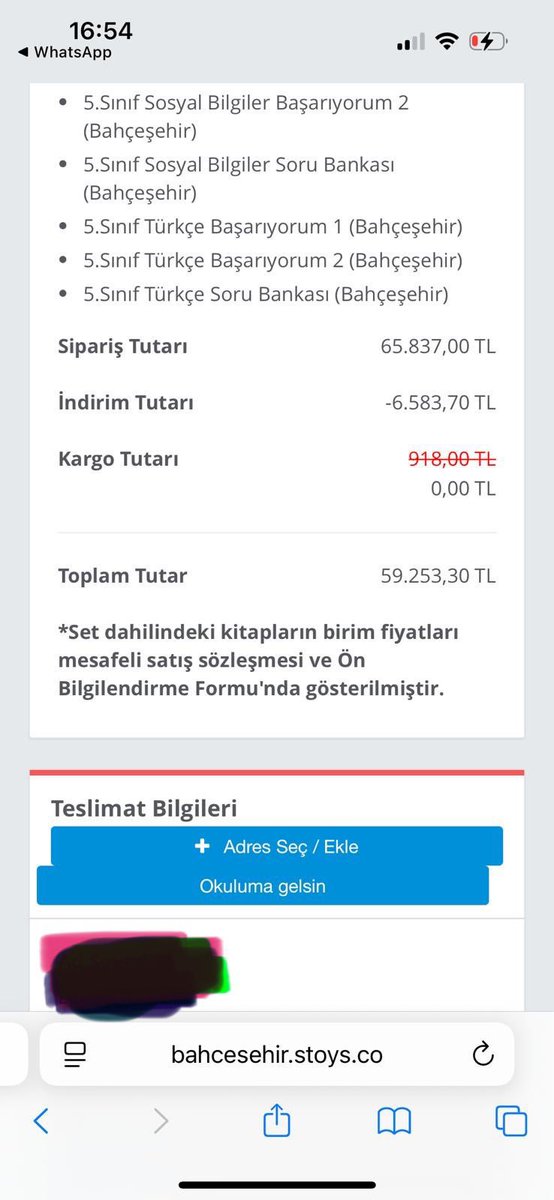 denetlecomtr's tweet photo. Bahçeşehir Koleji 5. sınıf kitap ücreti olarak 60 bin TL istiyor. Ayrıca dışarıdan kitap almak yasak. https://t.co/h5jBZC1nyh