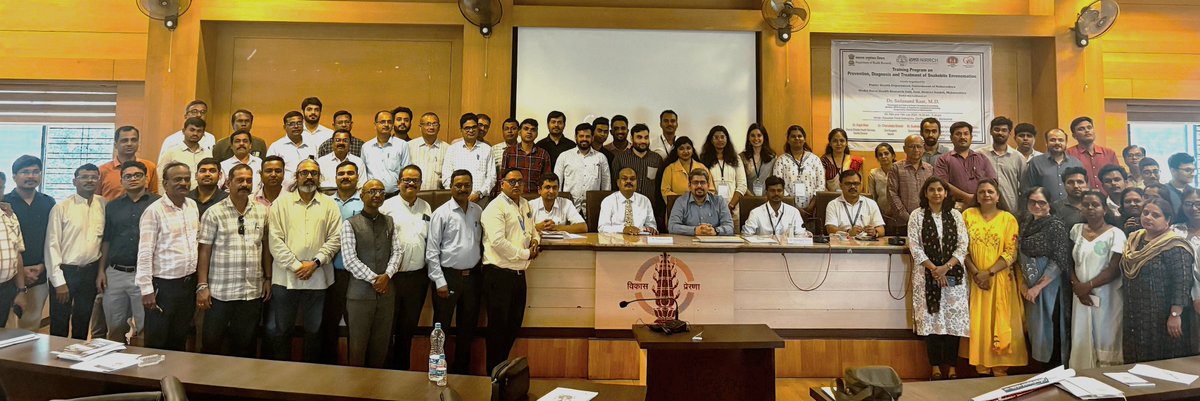 Led by Dr Sadanand Raut (WHO Expert), over 200 Medical Officers trained at 2-day Snakebite Training (18–19 Jul, Nashik) by MRHRU Vani &amp; Public Health Dept, Maharashtra. Our scientist, Dr Hrishikesh Munshi, also shared institute's research on snakebite.
📺 youtube.com/@ICMRNIRRCH/st…