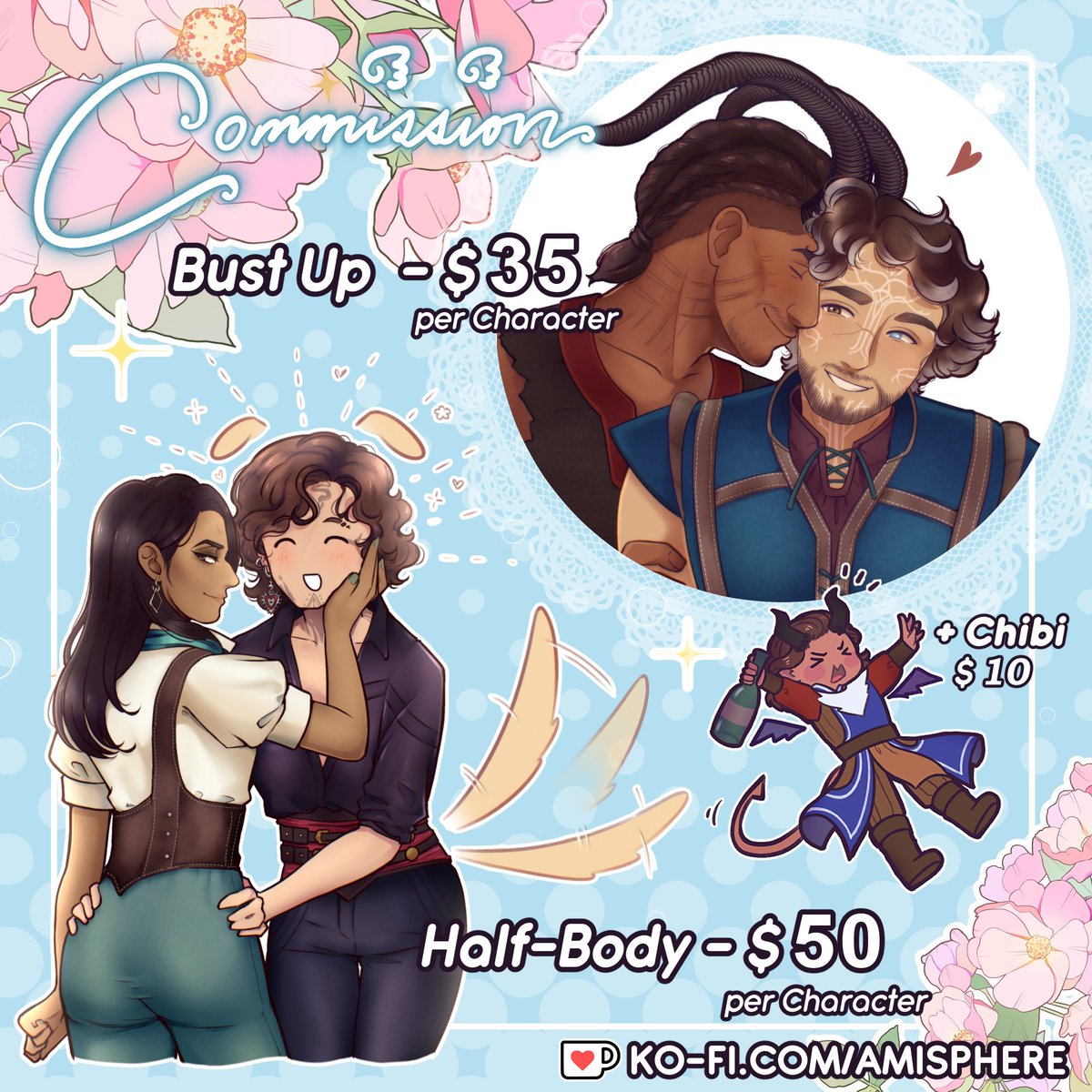 _amisphere's tweet image. - commission info -
My commissions are open! 🪻☁️
ko-fi: ko-fi.com/amisphere
TOS & queue: trello.com/b/2gGlBeYo