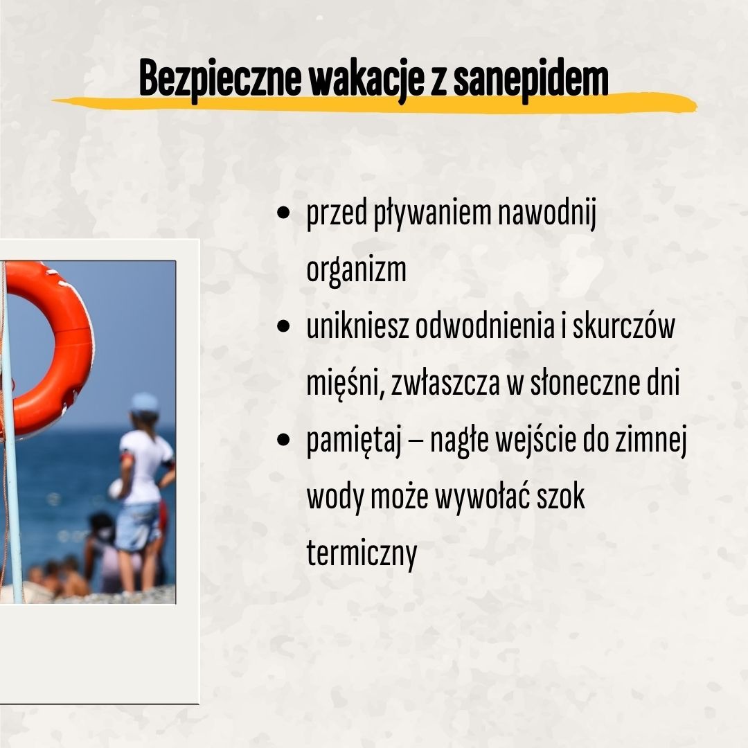 GIS_gov's tweet image. Bezpieczny wypoczynek nad wodą 🤽 to nie tylko przyjemność , ale i odpowiedzialność . Ciesz się latem 🌞– mądrze i bezpiecznie! Dowiedz się, w jaki sposób #sanepid czuwa nad jakością wody w kąpieliskach 👉gov.pl/web/gis/jakosc…