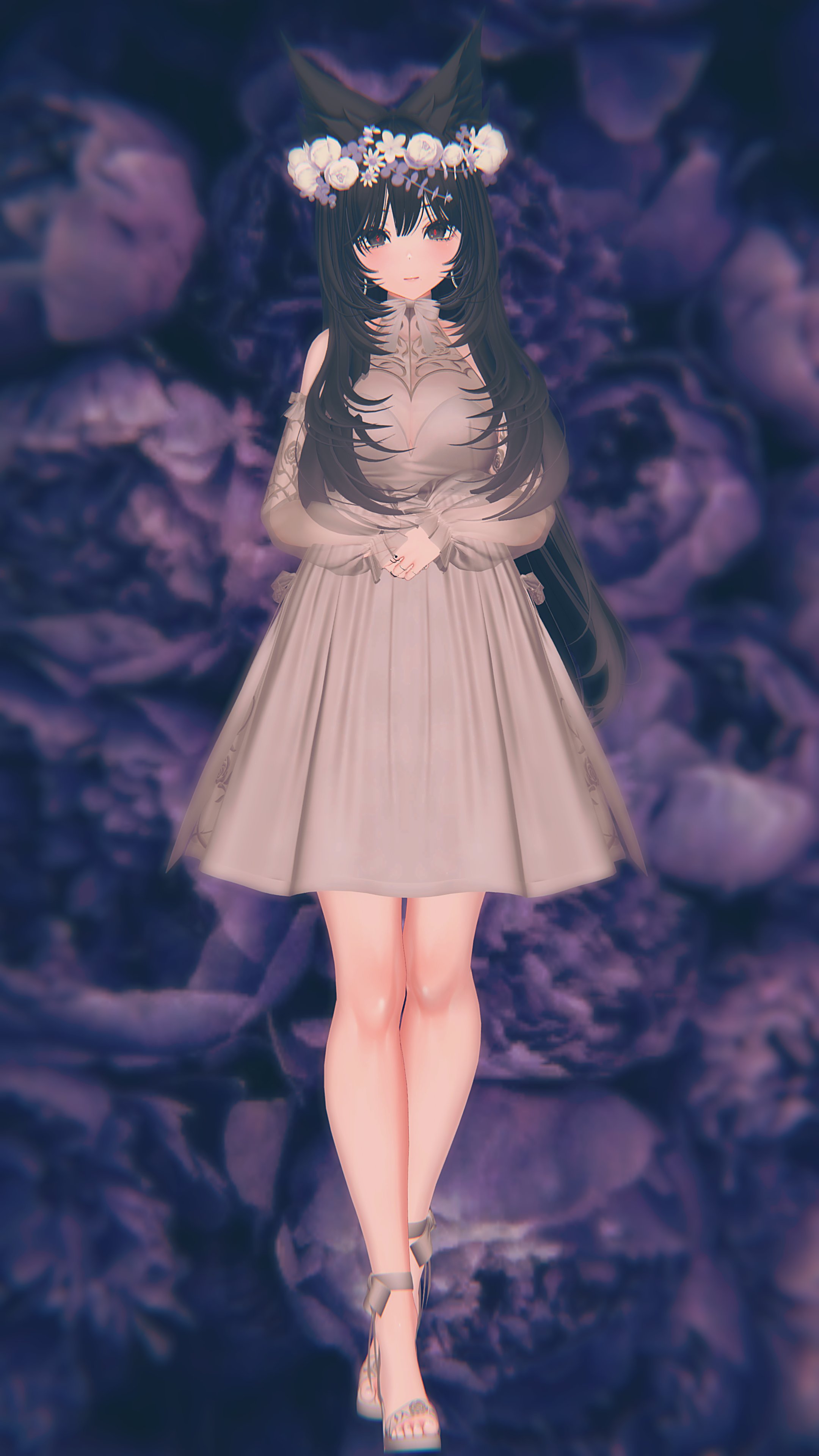 想われ紫苑（美人画・A2サイズ） 0_c9b7bdda44b056a7e43aa842406b