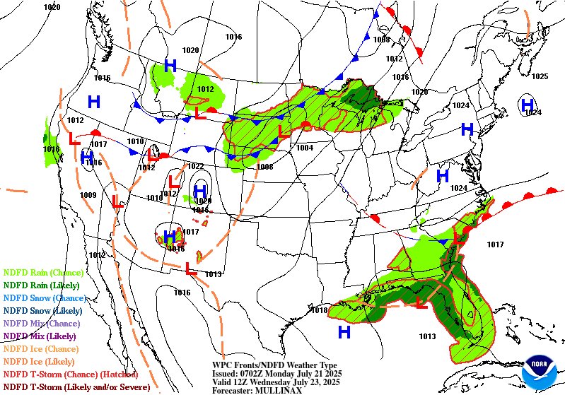 Good Monday morning ☕️ - comfortable air and cooler temps setting up for a couple of days.  Canadian high pressure system settling in.  Tonight will be the coolest.  ~50 valleys with 40s in the mountains.  Lopez... 40-42 degrees 🥶.  Dry weather next 3 days.