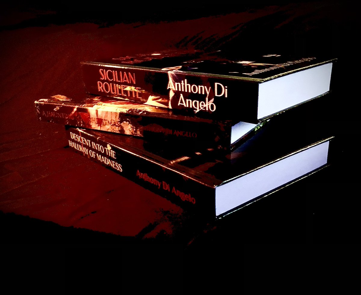 Anthony Di Angelo - Author (@a_diangelo) on Twitter photo <a href="/NSharpAuthor/">Nick Sharp (Amphion)</a> Thanks 😎
DESCENT INTO THE HALLWAY OF MADNESS:
amazon.com/dp/B08JDYXPX7
A HAUNTING FOR CHRISTMAS:
amazon.com/dp/B08M8DGKYW
SICILIAN ROULETTE:
amazon.com/dp/B08XLNTJPB <a href="/NSharpAuthor/">Nick Sharp (Amphion)</a> Thanks 😎
DESCENT INTO THE HALLWAY OF MADNESS:
amazon.com/dp/B08JDYXPX7
A HAUNTING FOR CHRISTMAS:
amazon.com/dp/B08M8DGKYW
SICILIAN ROULETTE:
amazon.com/dp/B08XLNTJPB