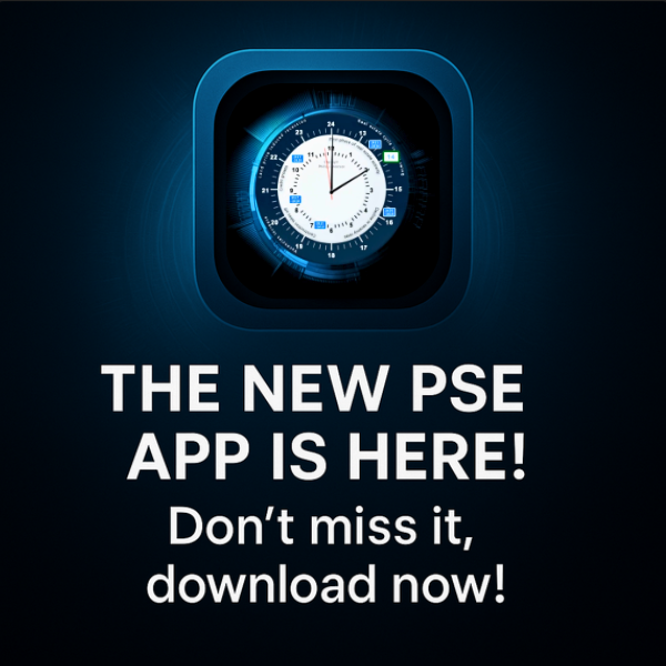Stop reading this!

And download our new PSE App instead, available in the Apple &amp; Google play store now.

Type in PSE.