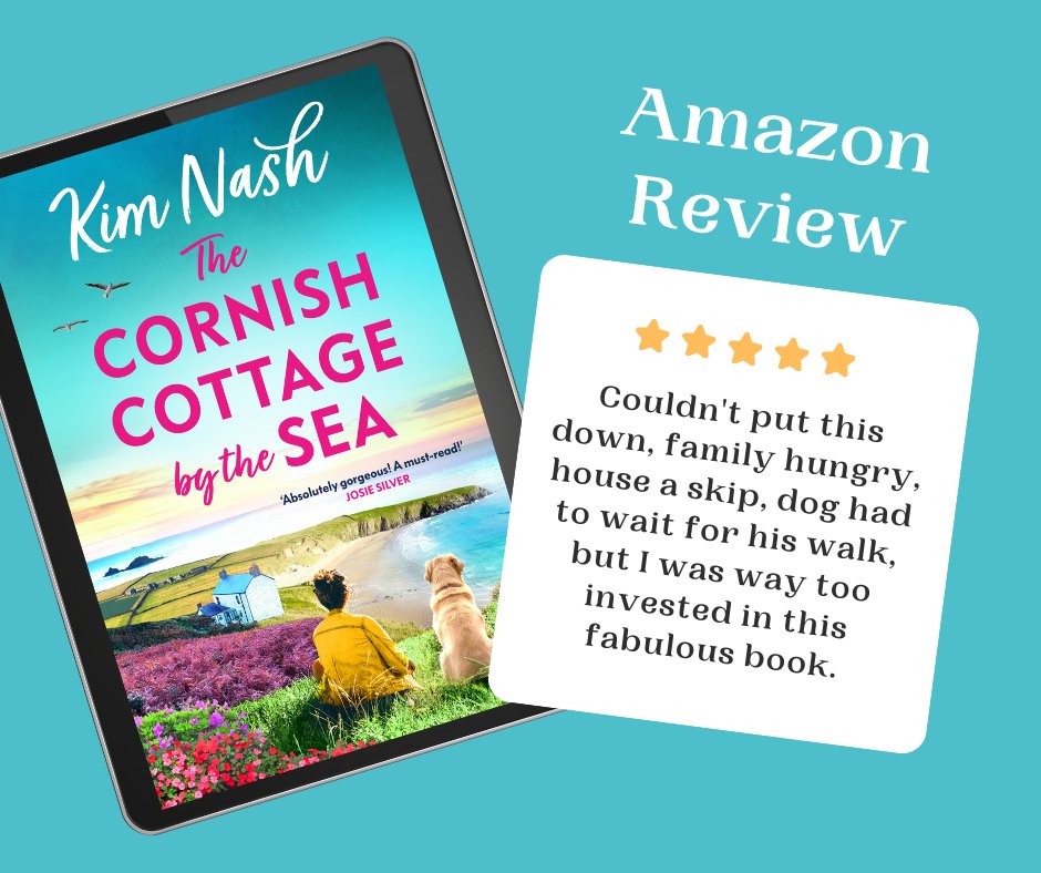 If you loved The Cornish Cottage by the Sea, it would be amazing if you left a review.

Just a sentence or two to say how much you've enjoyed it and how it made you feel would be 
perfect.

Reviews really do help an author get found. 

Thank you so much.

mybook.to/CornishCottage