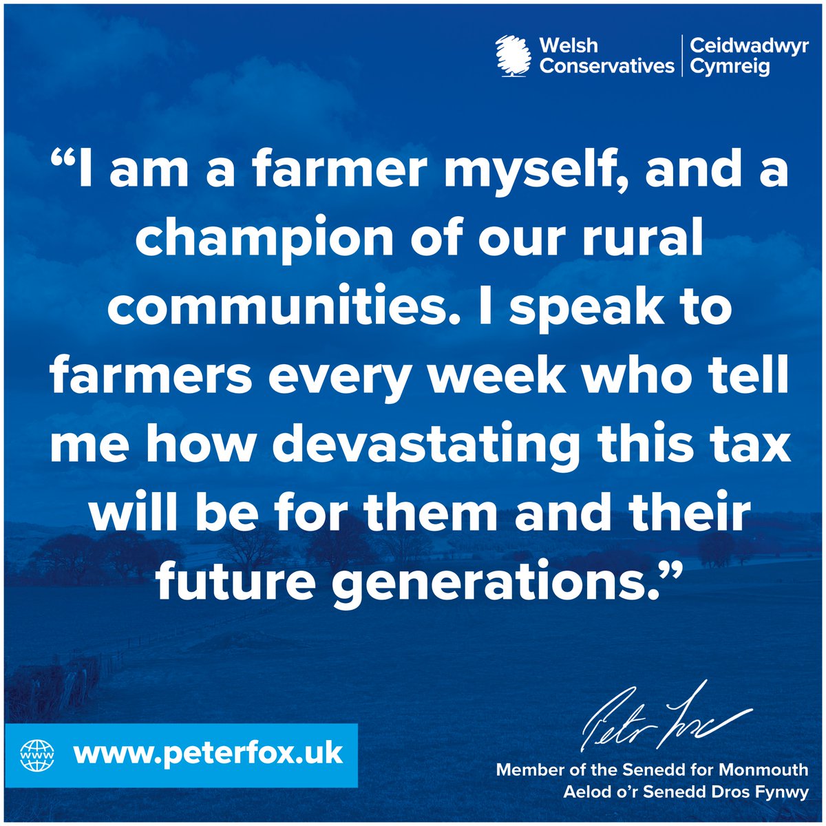 PeterFox61's tweet image. Member of the Senedd for Monmouth, Peter Fox, has called on the First Minister of Wales to take a stance and to back Welsh Farmers.
Read more here👇
tinyurl.com/bdhu876n