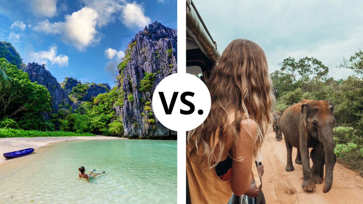 El sueño de unas vacaciones en la playa siempre es tentador. ¿Por qué no dejar volar la imaginación y planear un viaje inolvidable a un destino verdaderamente único? Sri Lanka vs. Filipinas: 
¿Qué destino asiático deberías elegir?  lc.cx/d6K8NY