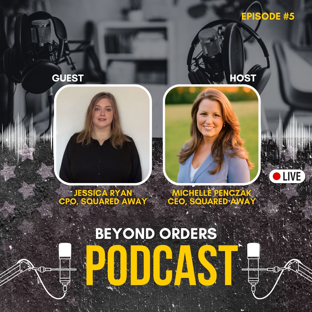 Military spouses aren’t “just support staff.” They’re leaders, innovators, and culture builders...and Jessica Ryan is proof.

Jessica joined Squared Away in 2020 as a virtual assistant. She didn’t climb the ladder by being the loudest voice in the room. She grew by being