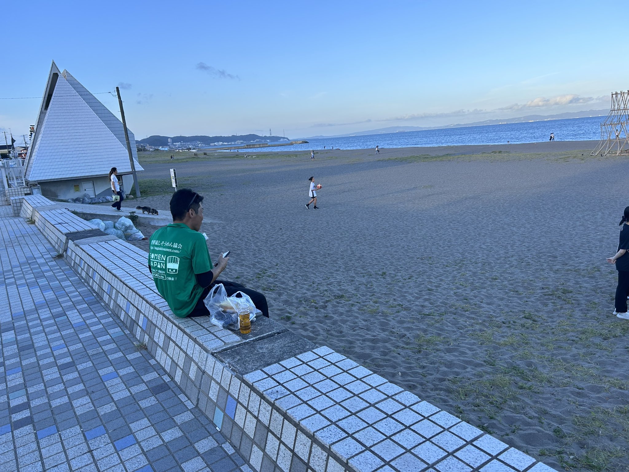 リア突WEST. 海の家 三浦海岸 クリアバッグ リア突WEST. 海の家 三浦海岸 クリアバッグ（リア突 海の家